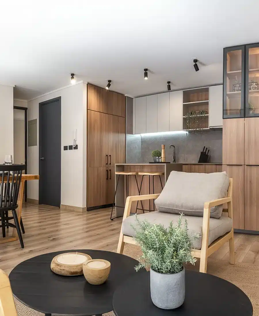 Cocina y comedor amoblados